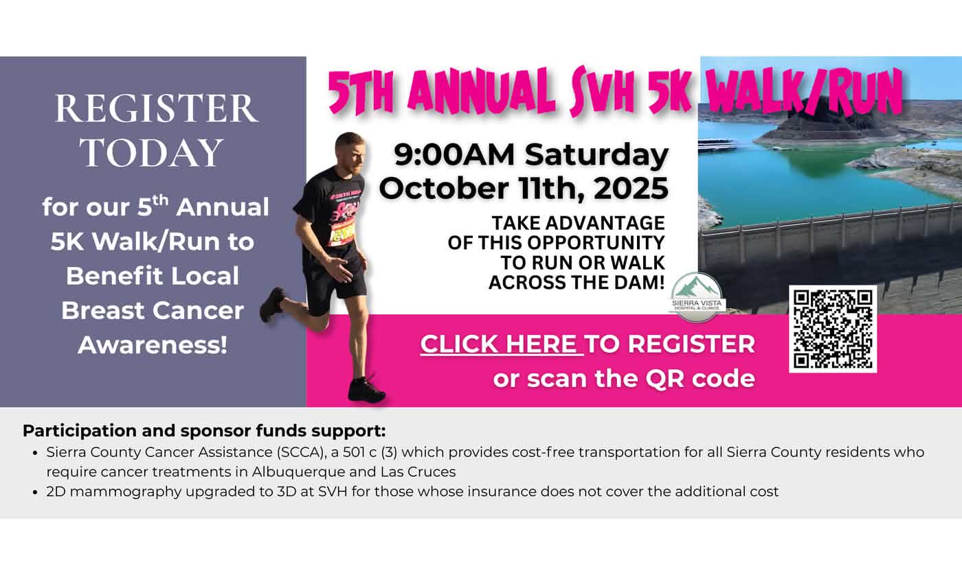 Sierra Vista Hospital 2025 5k Run to Benefit Cancer Awareness
