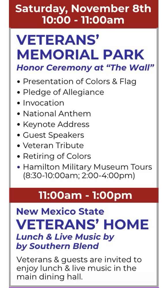 Veterans Day Events