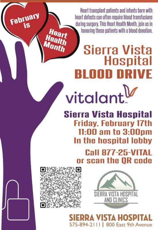 Blood Drive - donate blood at the hospital on February 17, 2023