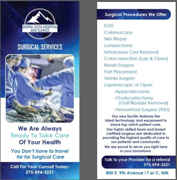 Surgical Services at Sierra Vista Hospital